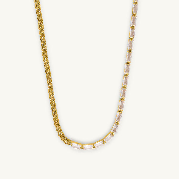 Gold Zirconia Chain
