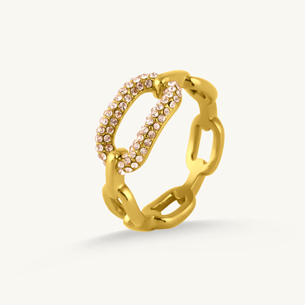 Dazzling Link Band Ring-1
