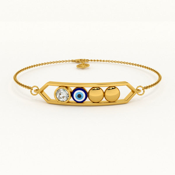 Evil Eye Harmony 925 Silver Bracelet