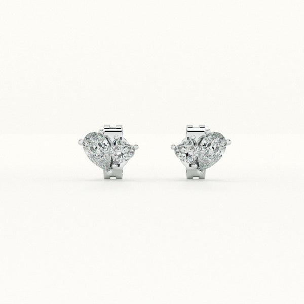 Floral Petal 925 Sterling Silver Studs