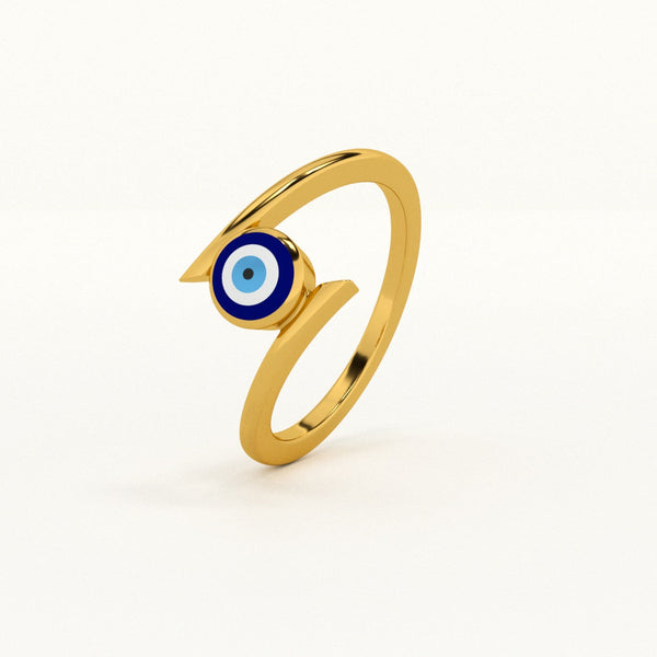 Evil Eye Mirage 925 Silver Ring