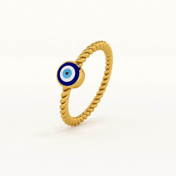 Evil Eye Timeless 925 Silver Ring