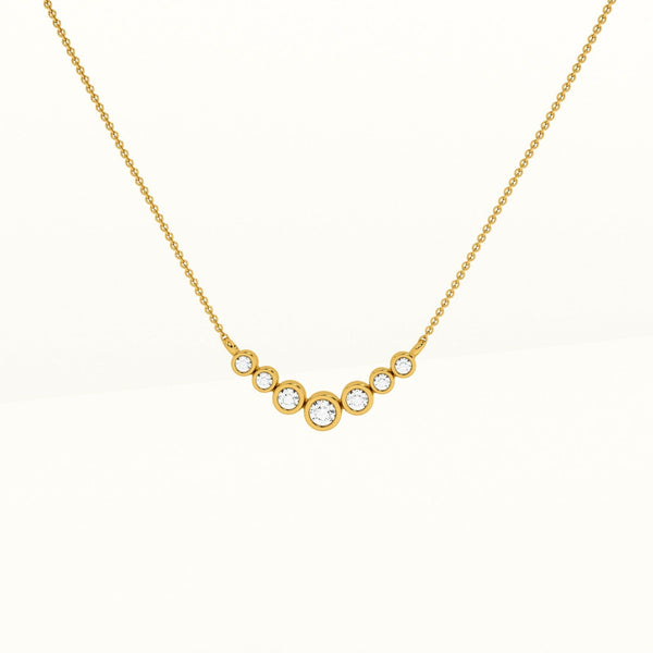Stepping Stone 0.17 Carat Lab Grown Diamond Necklace