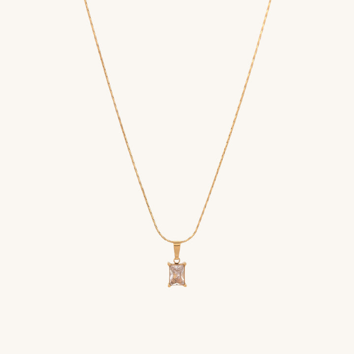 Shop Delicate Moonstone Necklace- 18k Gold Plated Palmonas-2